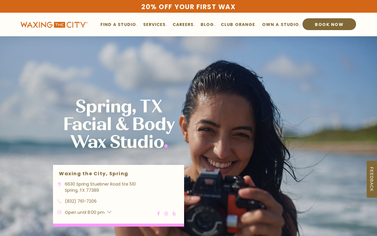 Waxing the City — screenshot of their official website