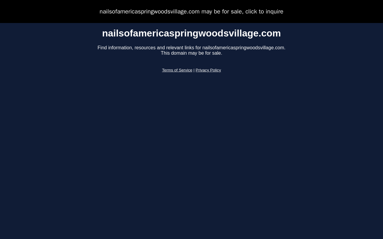 Nails of America — screenshot of their official website