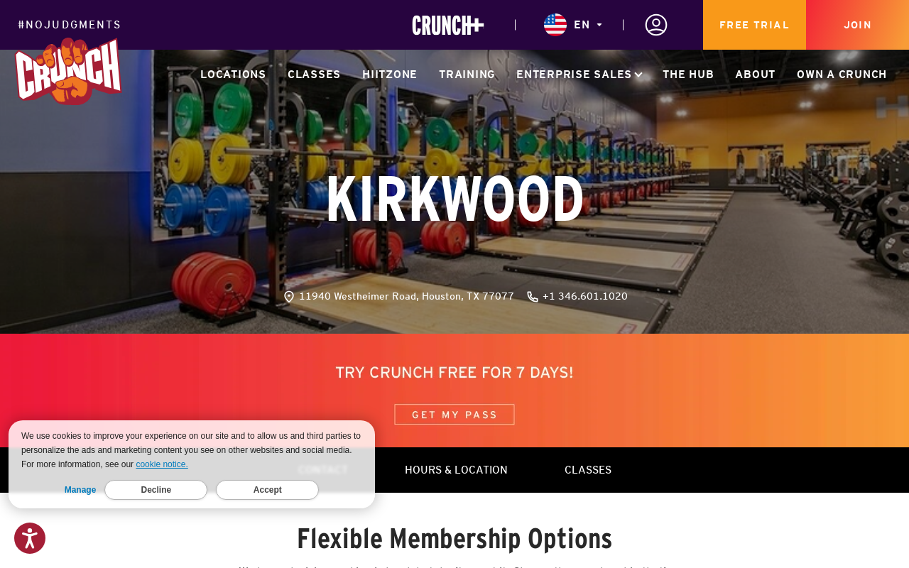 Crunch Fitness — screenshot of their official website