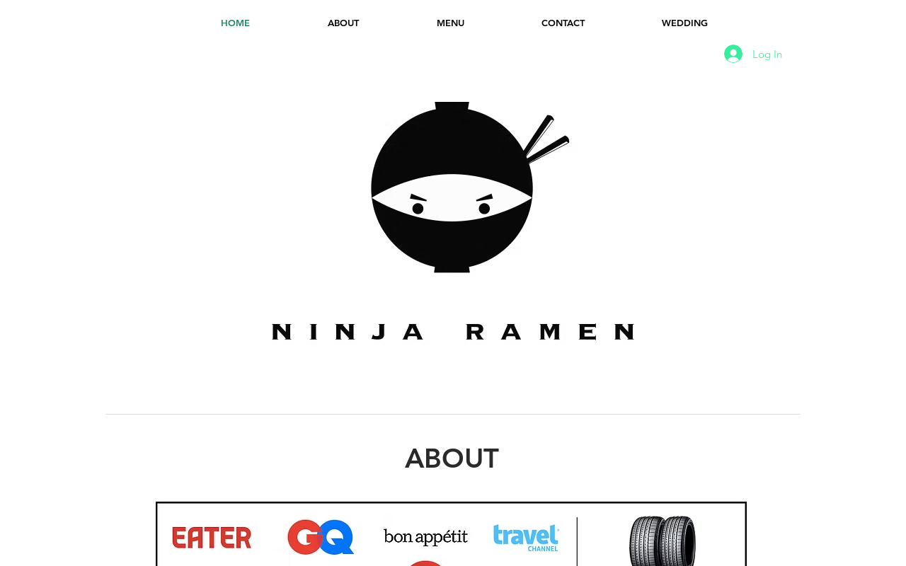 Ninja Ramen — screenshot of their official website