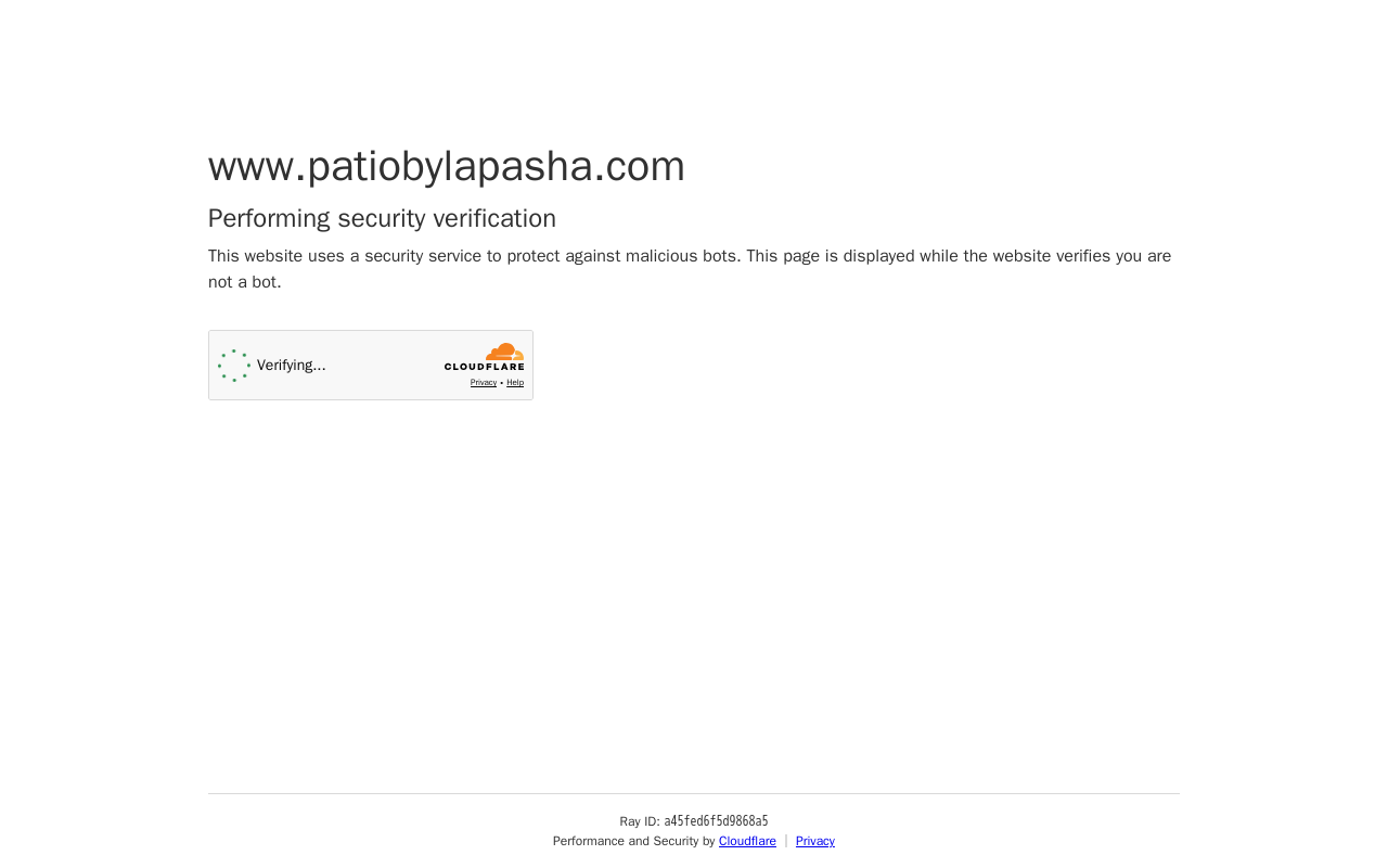 Patio by La Pasha — screenshot of their official website