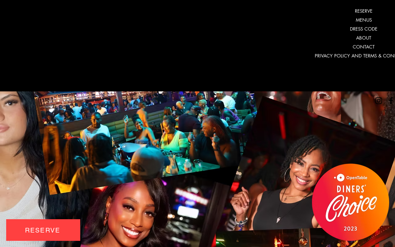 Rockhouse Southern Kitchen — screenshot of their official website