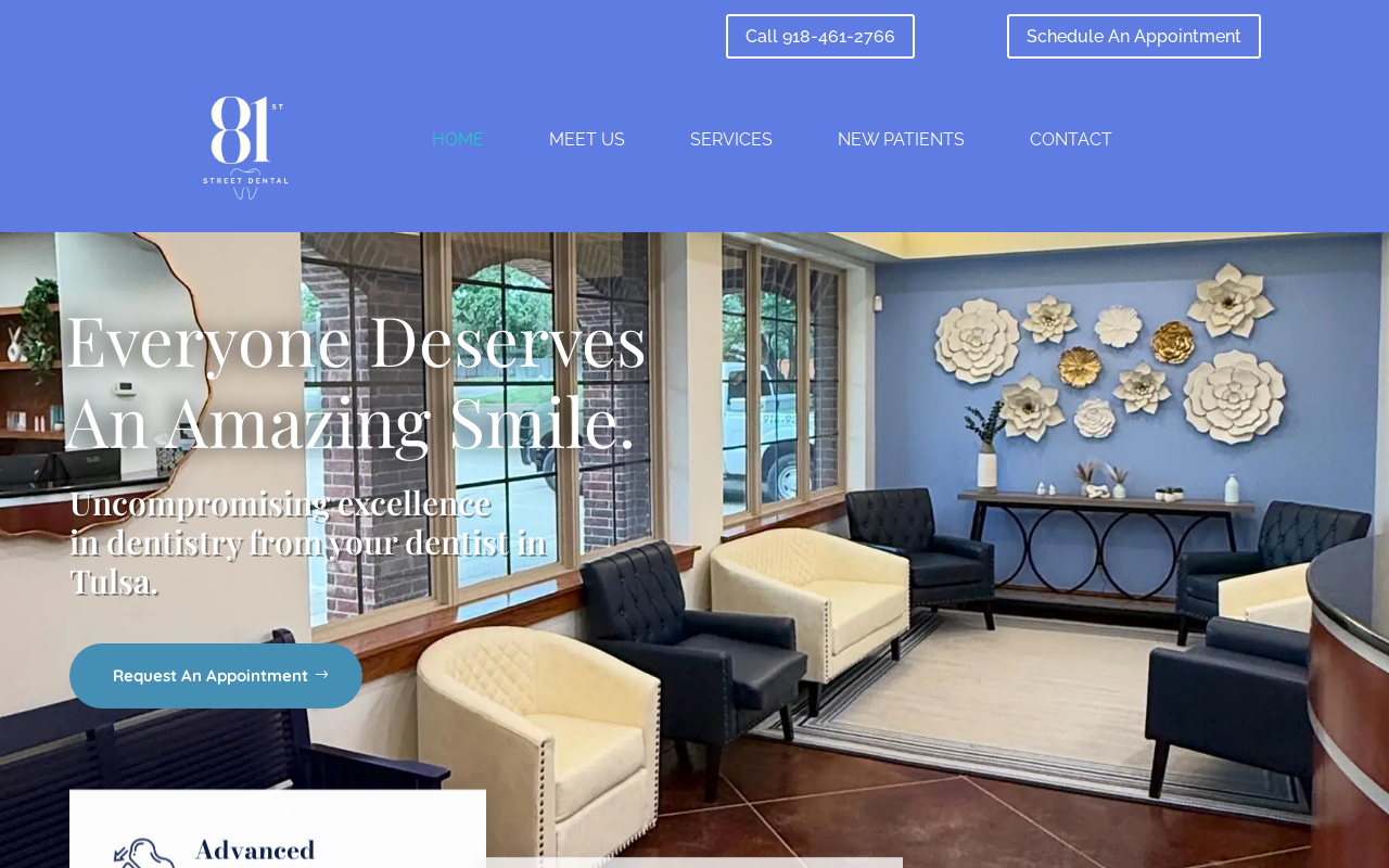 81st Street Dental — screenshot of their official website
