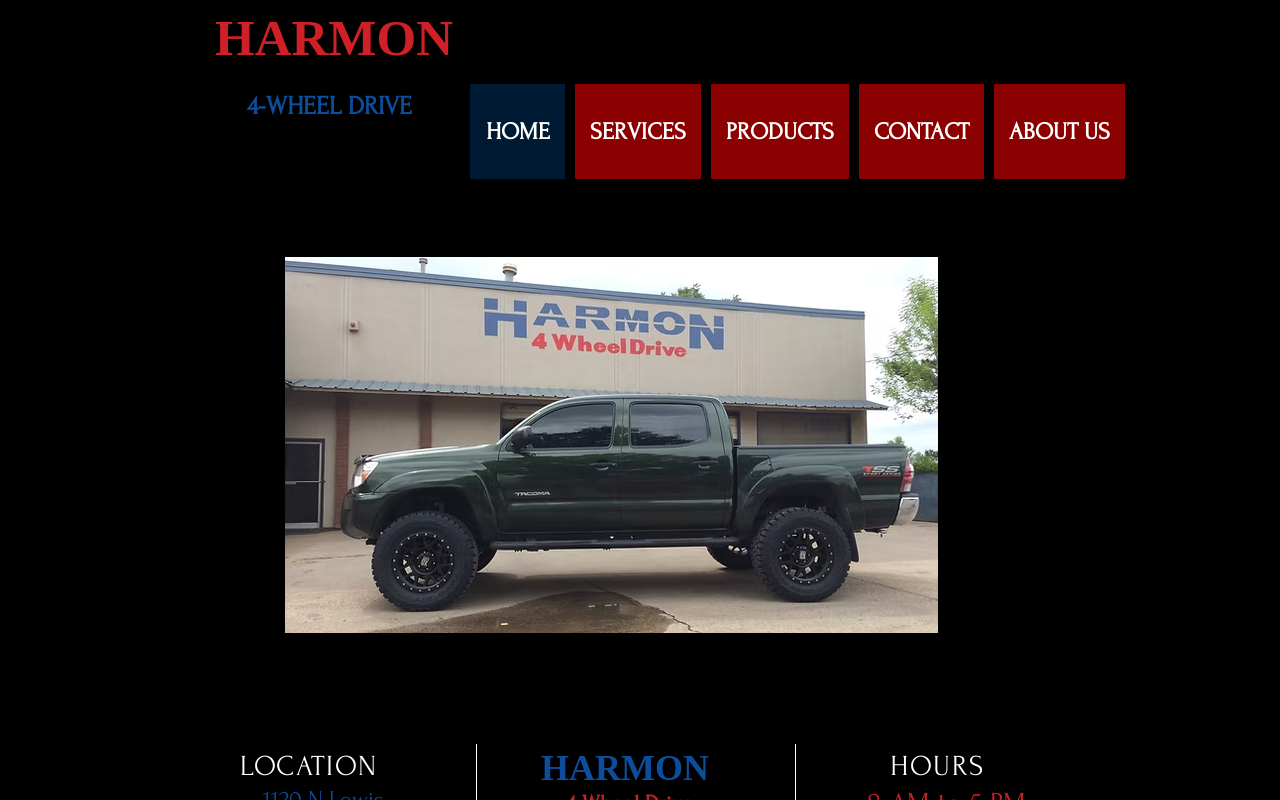 Harmon 4 Wheel Drive — screenshot of their official website