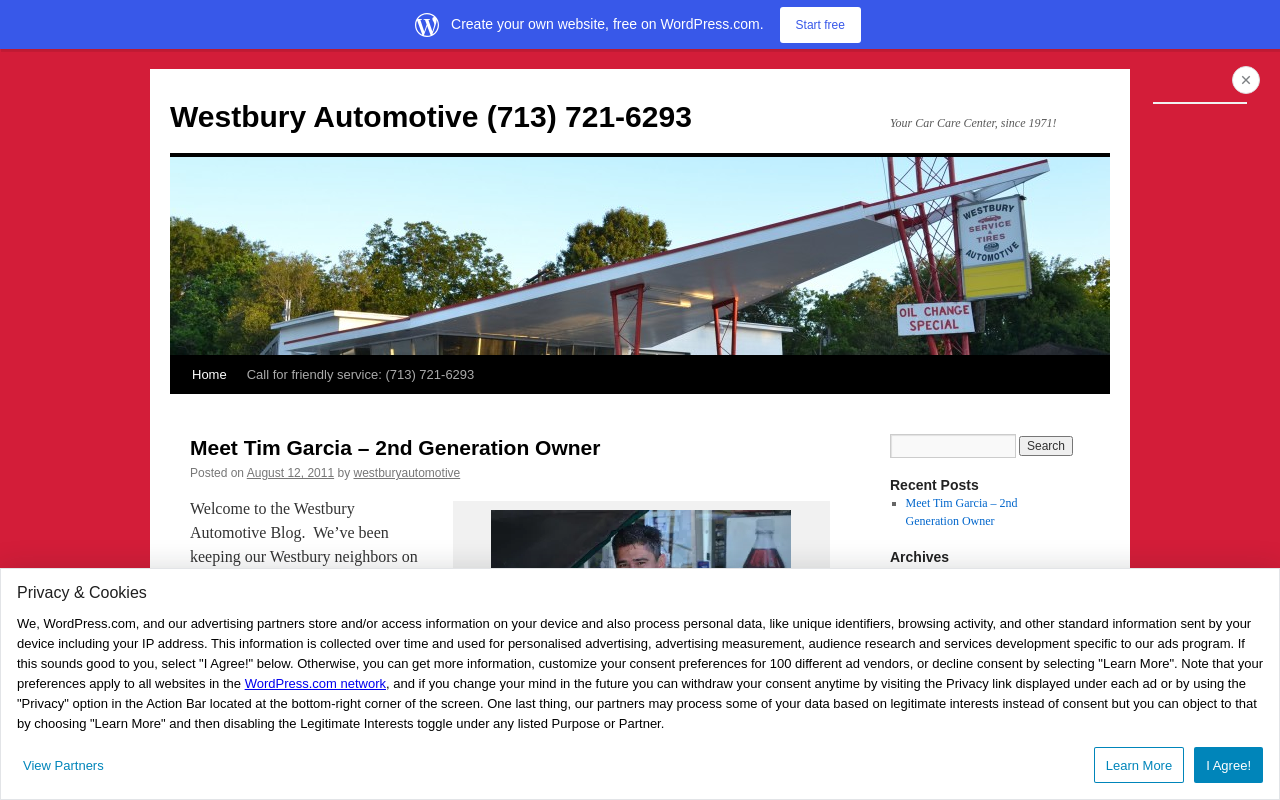 Westbury Automotive — screenshot of their official website
