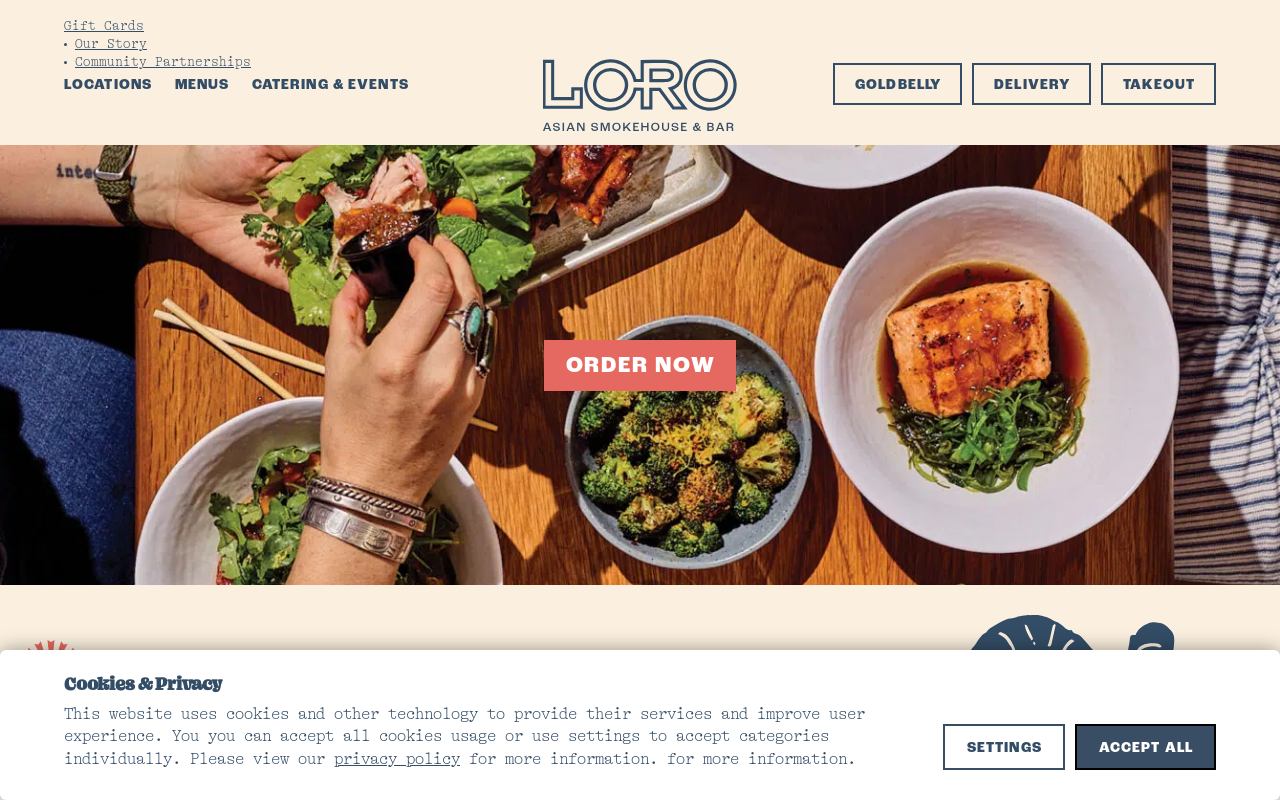 Loro Heights — screenshot of their official website