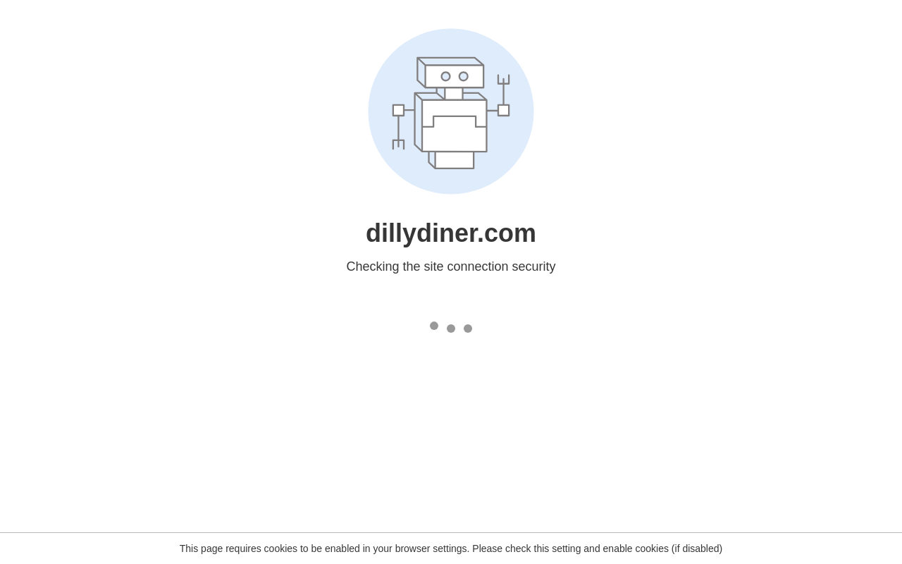 Dilly Diner — screenshot of their official website