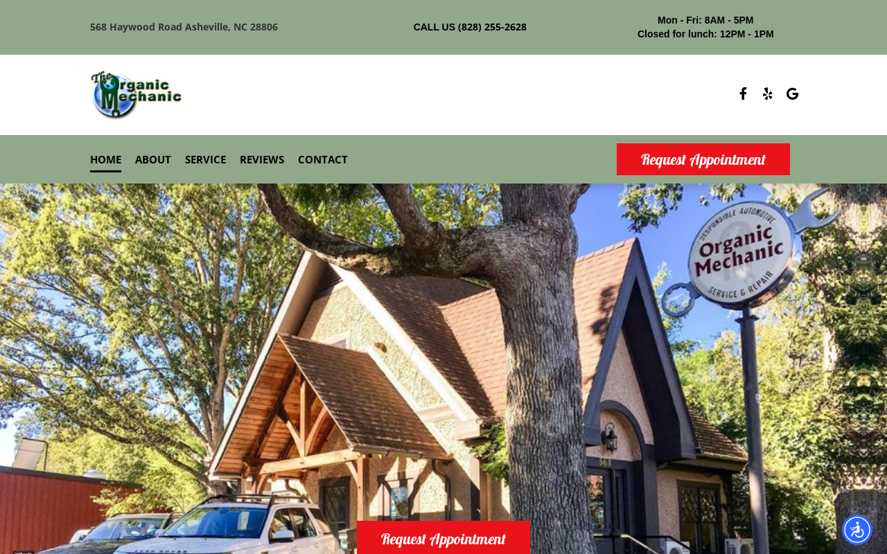 Organic Mechanic — screenshot of their official website