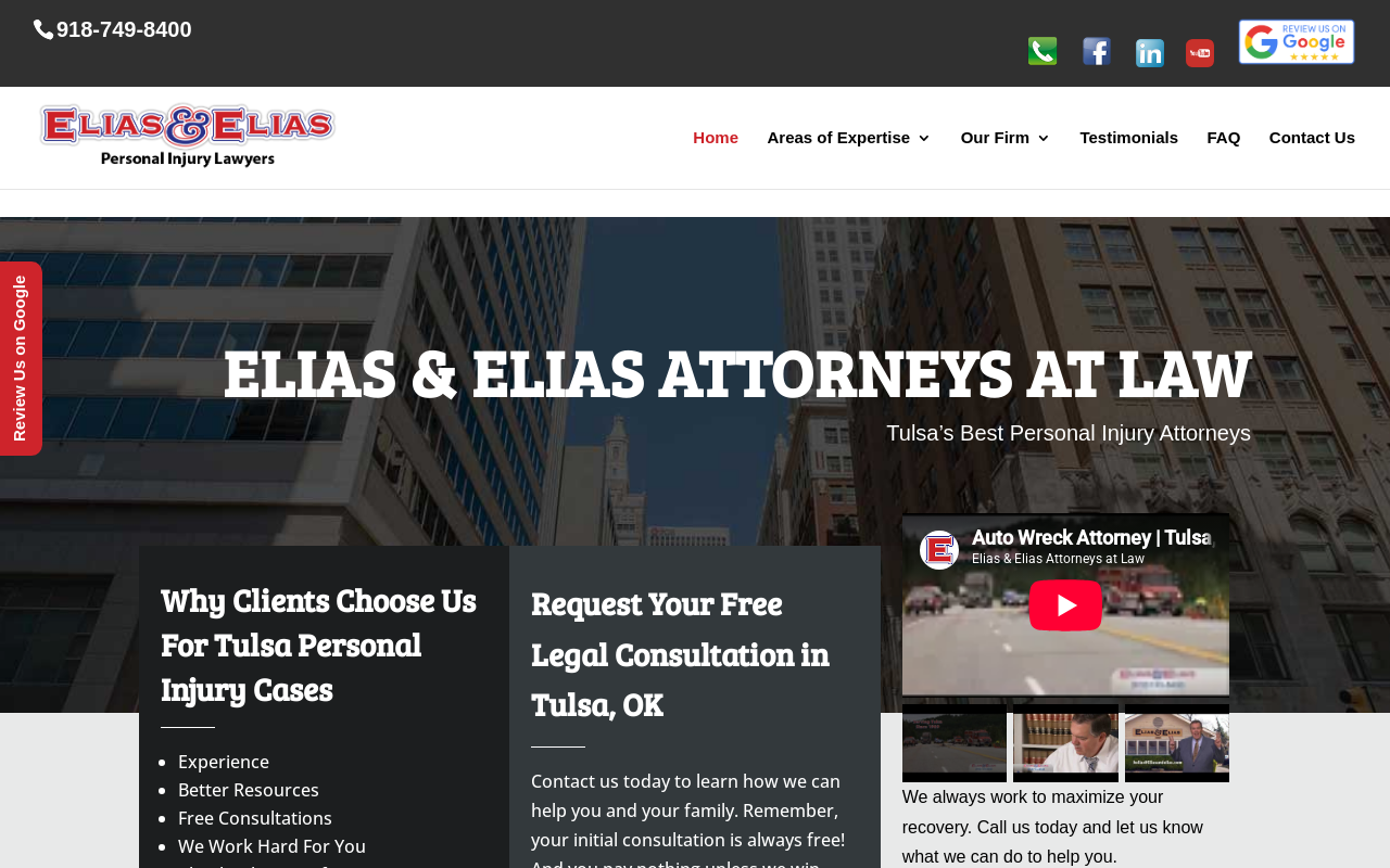 Elias & Elias — screenshot of their official website