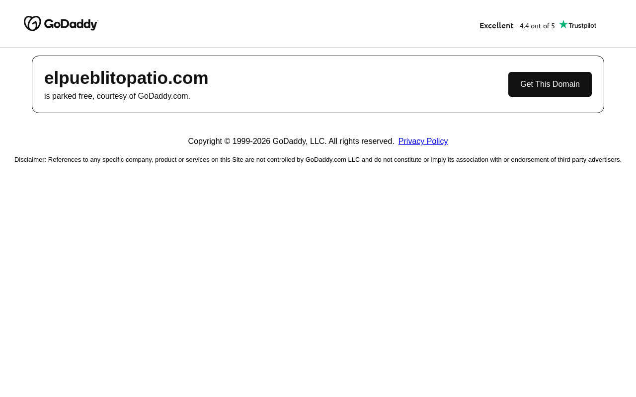 El Pueblito Patio — screenshot of their official website