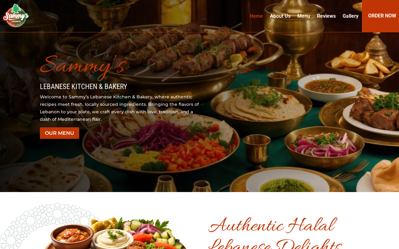 Sammy’s Lebanese Kitchen & Bakery — screenshot of their official website