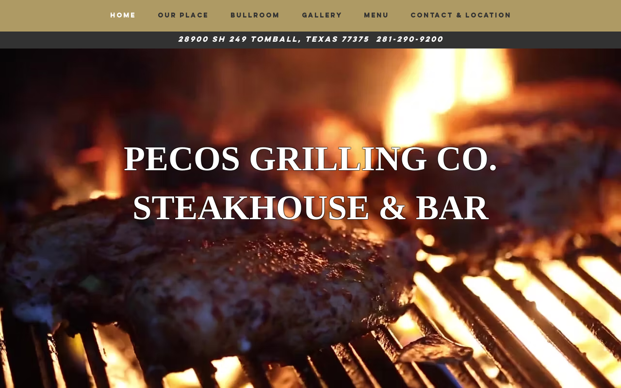 Pecos Grilling Company — screenshot of their official website