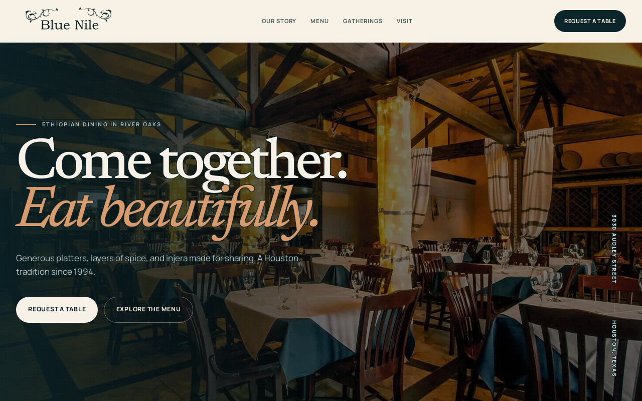 Blue Nile — screenshot of their official website