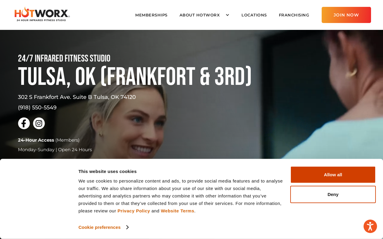 Hotworx — screenshot of their official website