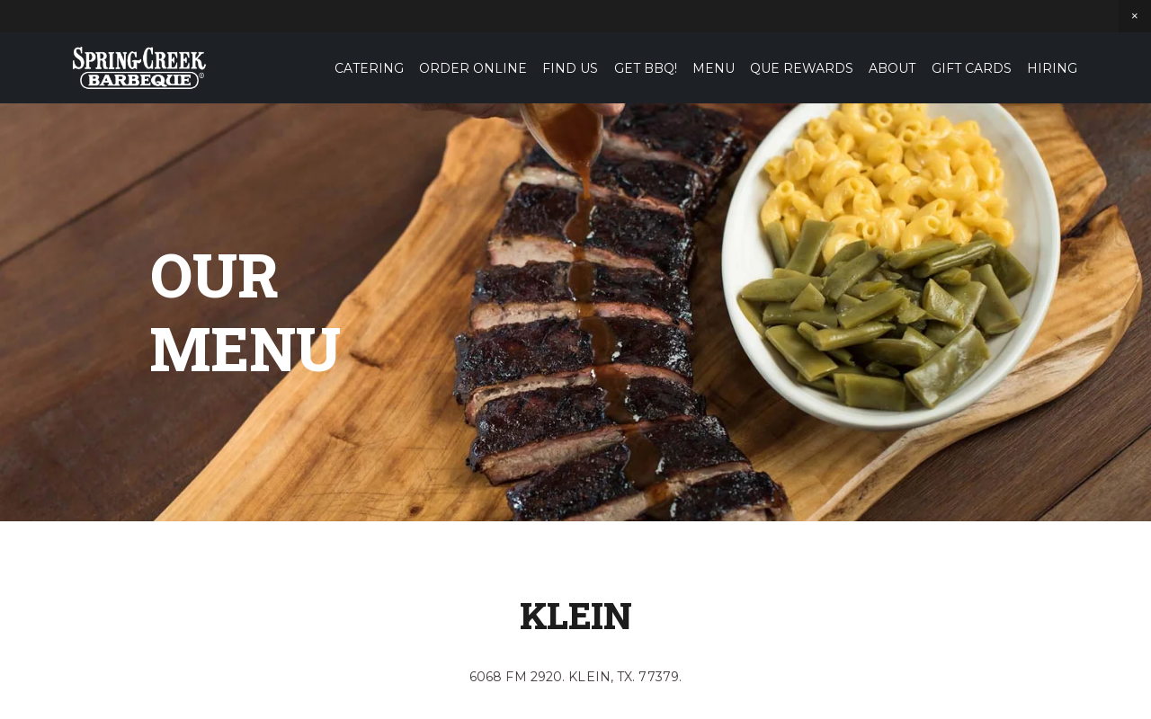 Spring Creek Barbecue — screenshot of their official website