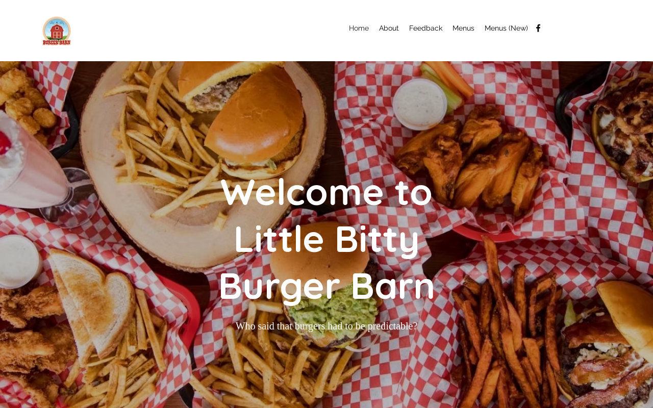Little Bitty Burger Barn — screenshot of their official website