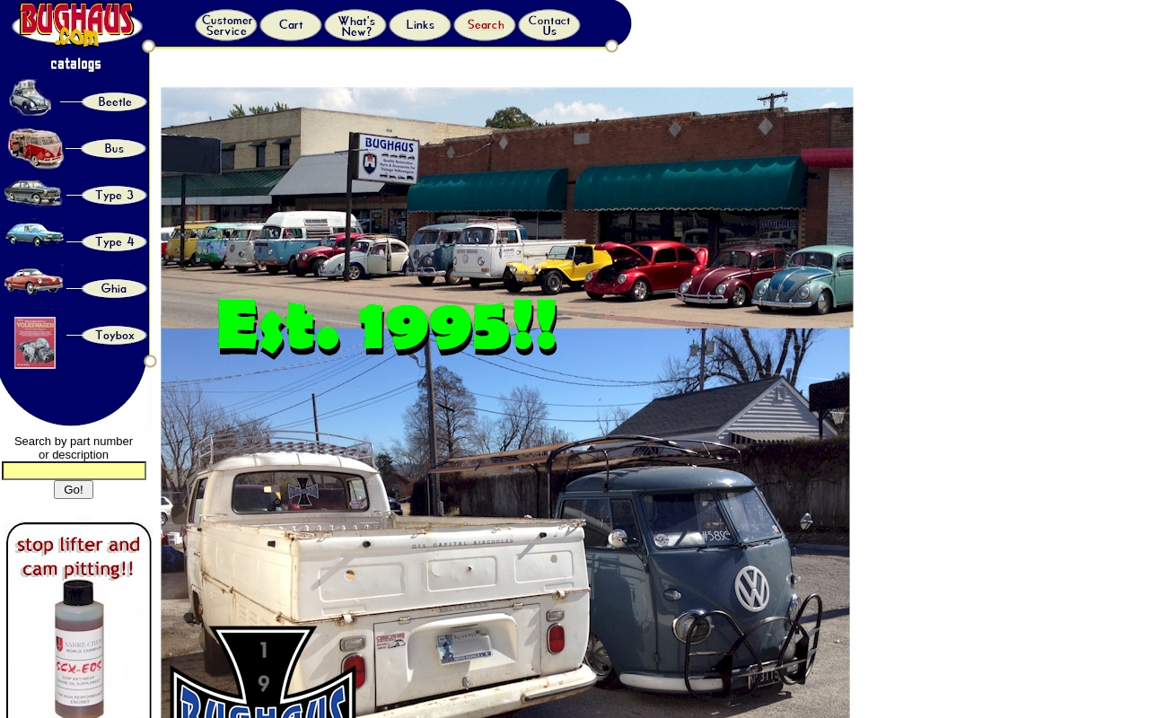 Bughaus — screenshot of their official website