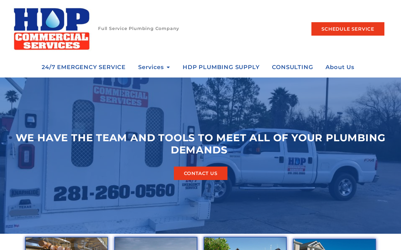 HDP Commercial Services — screenshot of their official website