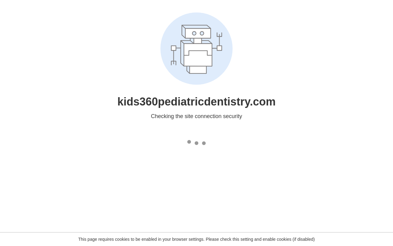 Kids 360 Pediatric Dentistry — screenshot of their official website