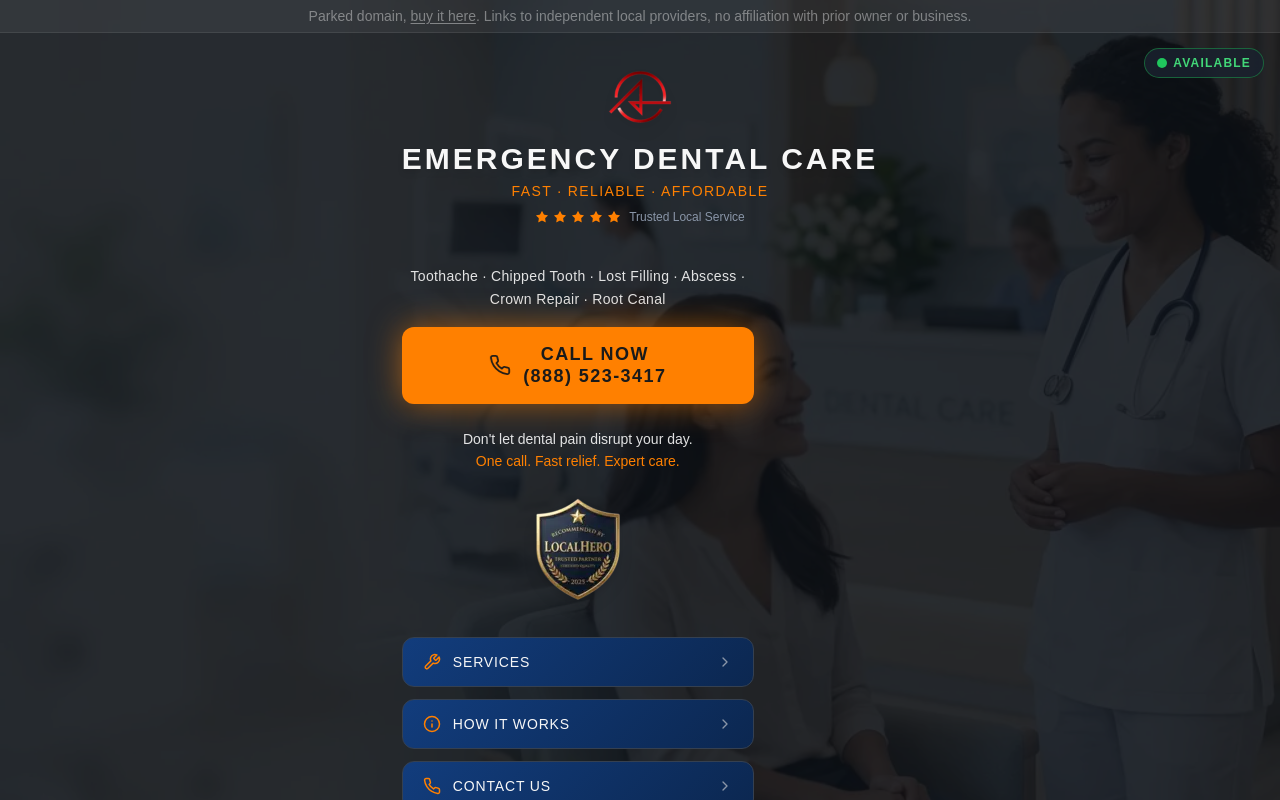 Luxx Dental — screenshot of their official website