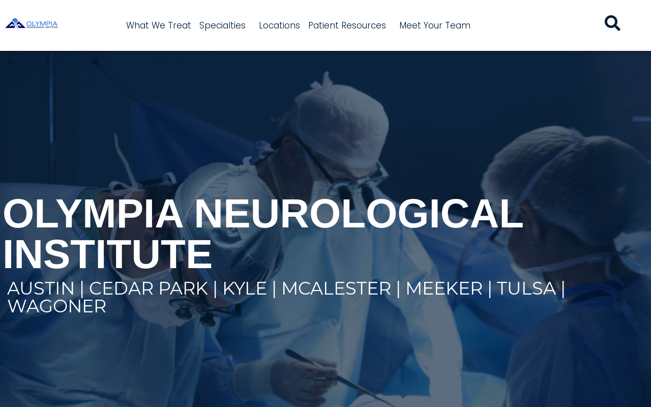 Olympia Neurological Institute — screenshot of their official website