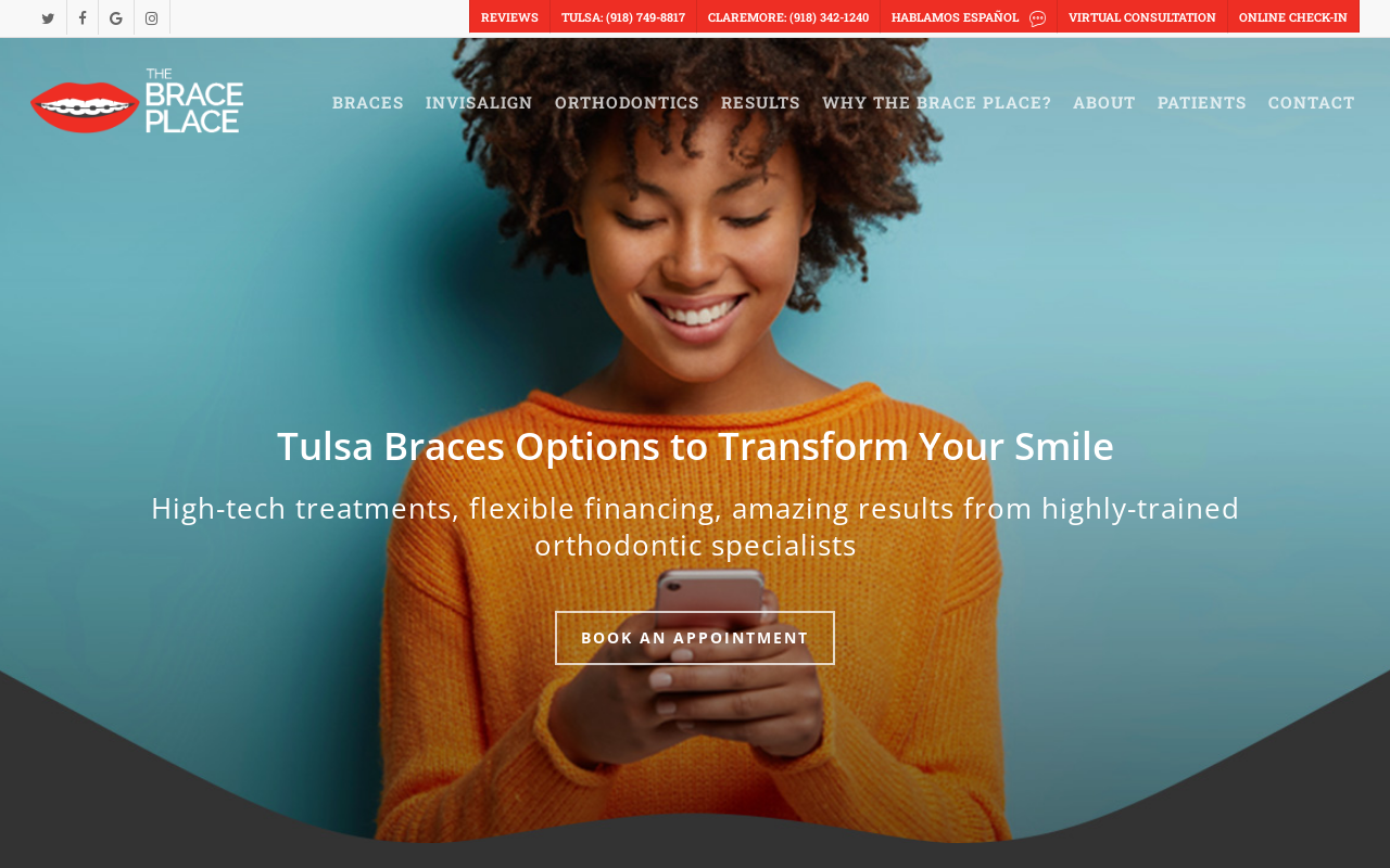 The Brace Place — screenshot of their official website