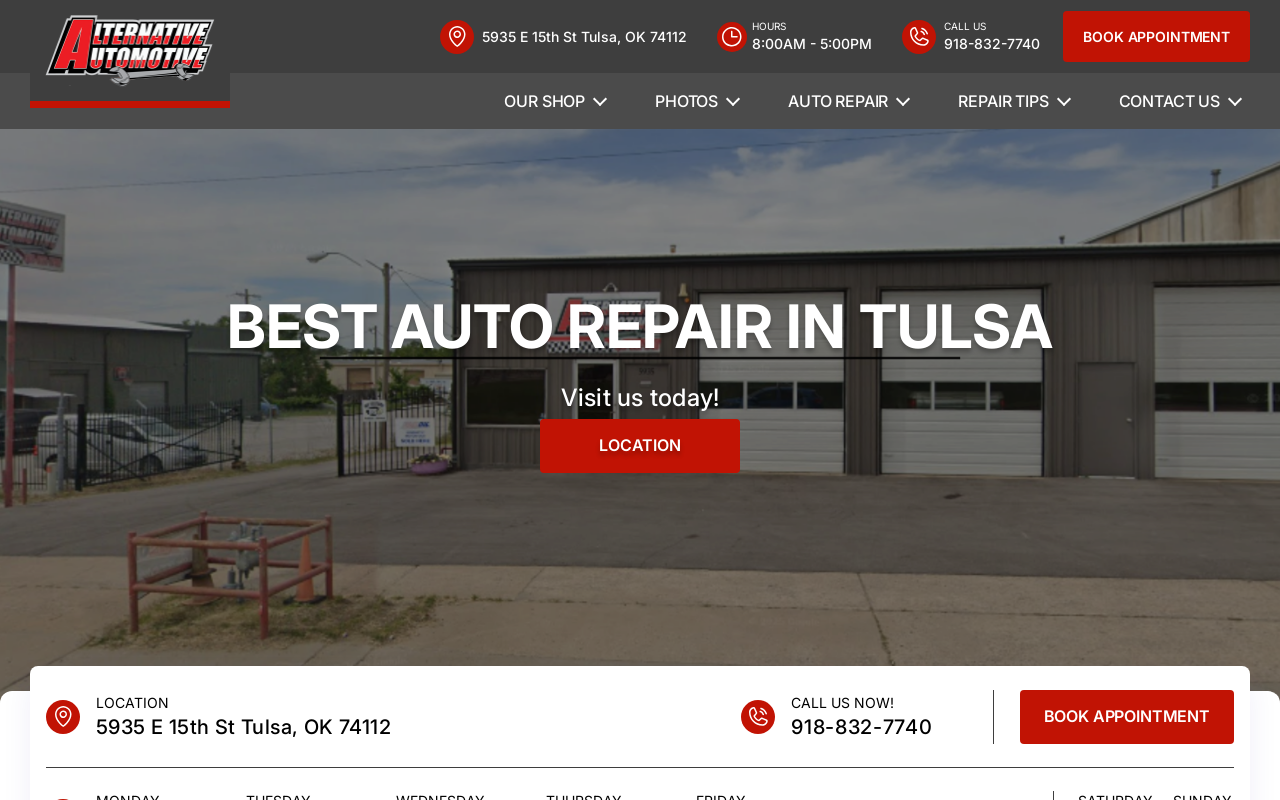 Alternative Automotive — screenshot of their official website