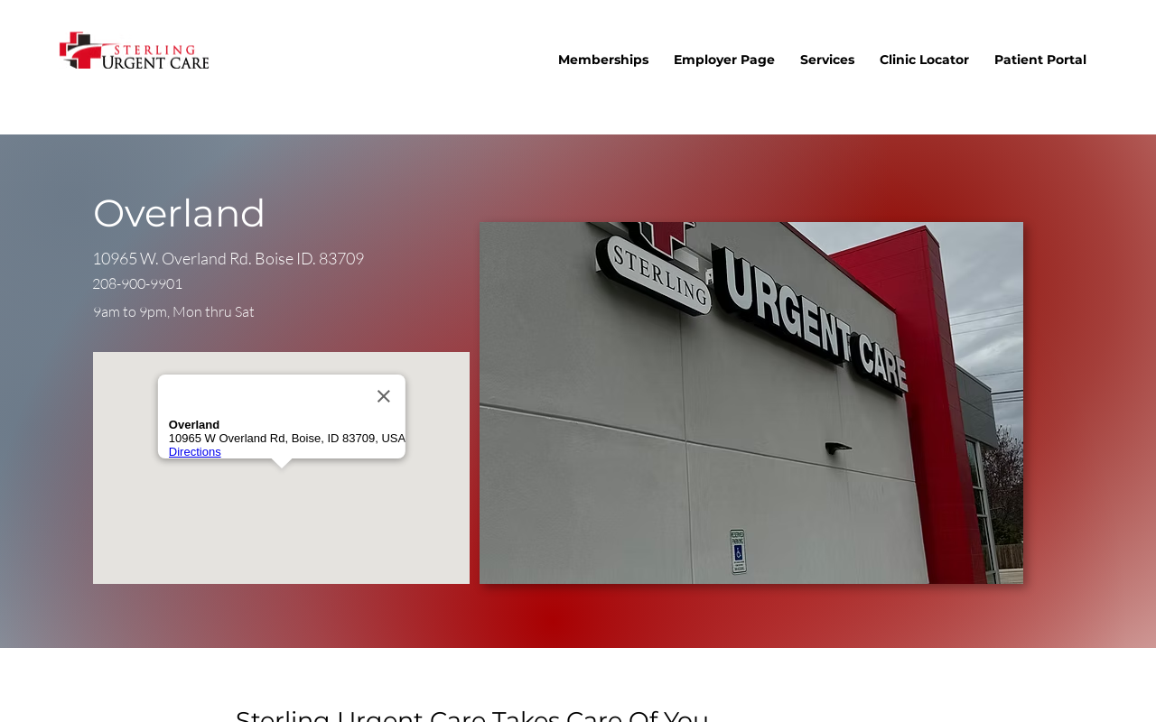 Sterling Urgent Care — screenshot of their official website
