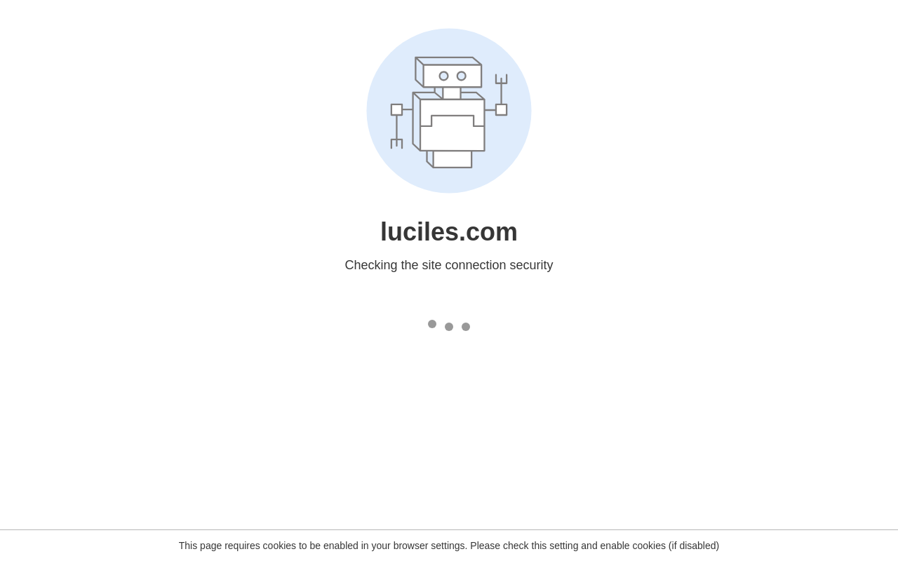 Luciles — screenshot of their official website