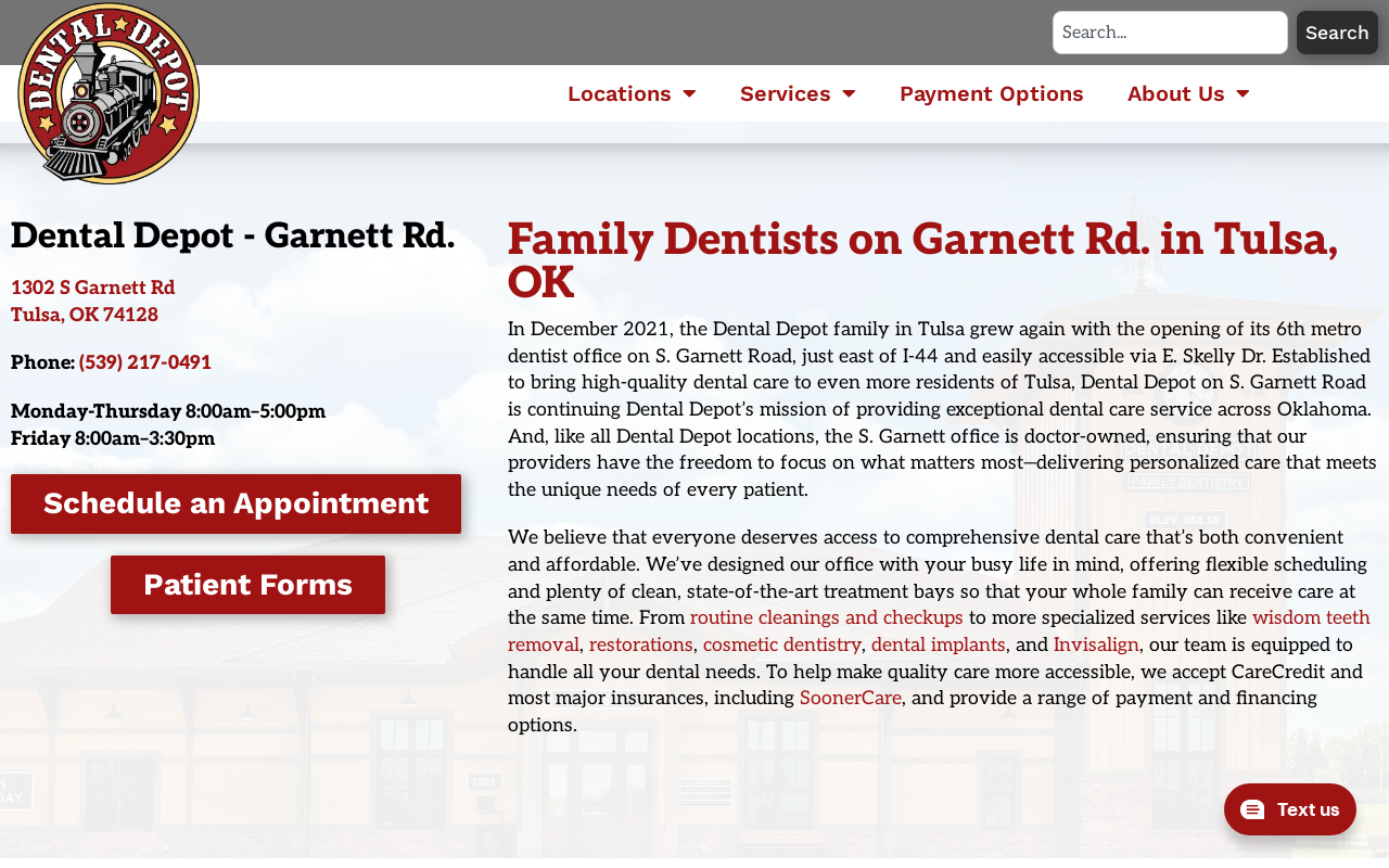 Dental Depot — screenshot of their official website