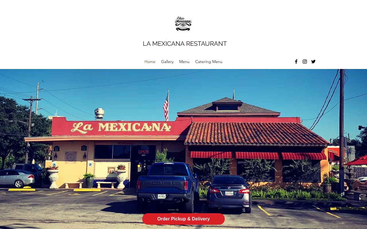 La Mexicana — screenshot of their official website