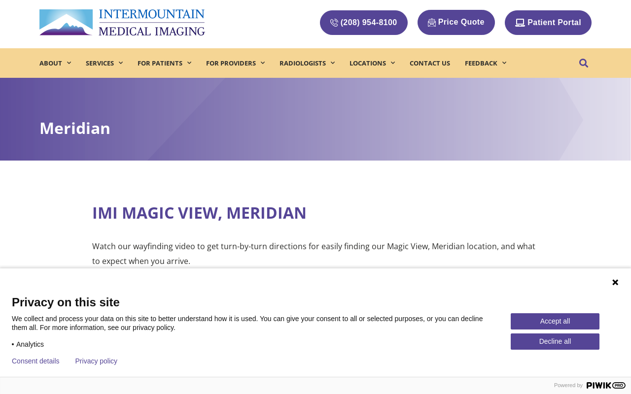 Intermountain Medical Imaging — screenshot of their official website