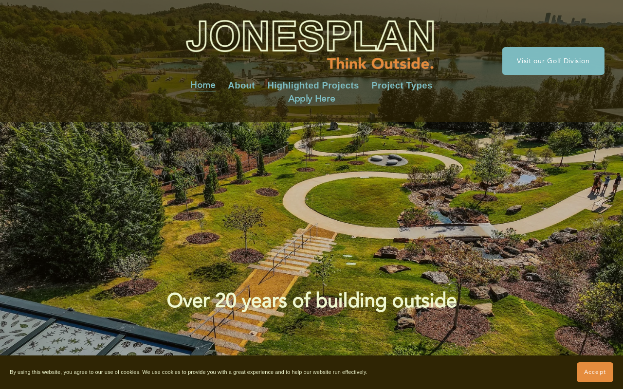 Jonesplan — screenshot of their official website