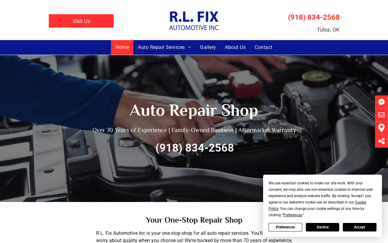 R. L. Fix Automotive — screenshot of their official website