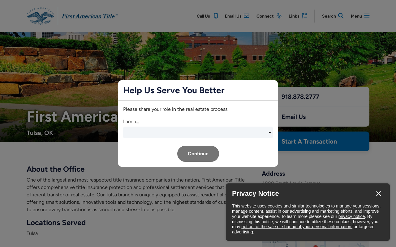 First American Title — screenshot of their official website