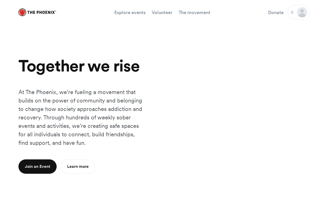 The Phoenix — screenshot of their official website