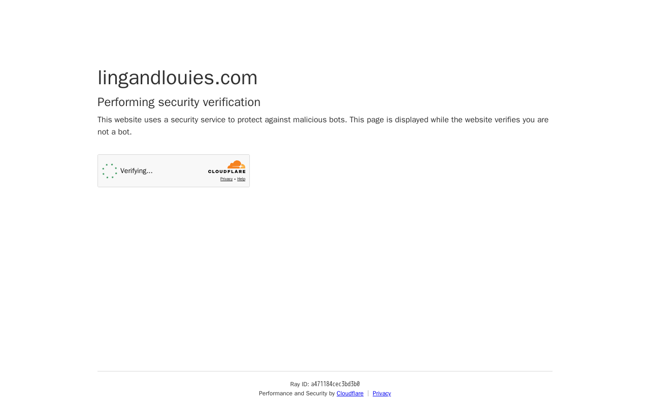 Ling & Louie's Asian Bar and Grill — screenshot of their official website