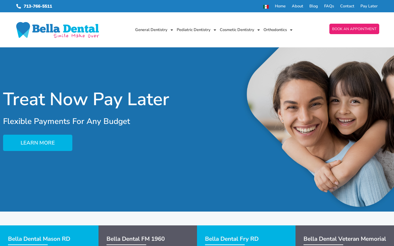 Bella Dental — screenshot of their official website