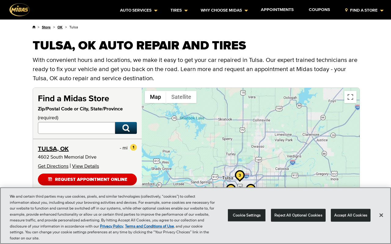 Midas — screenshot of their official website