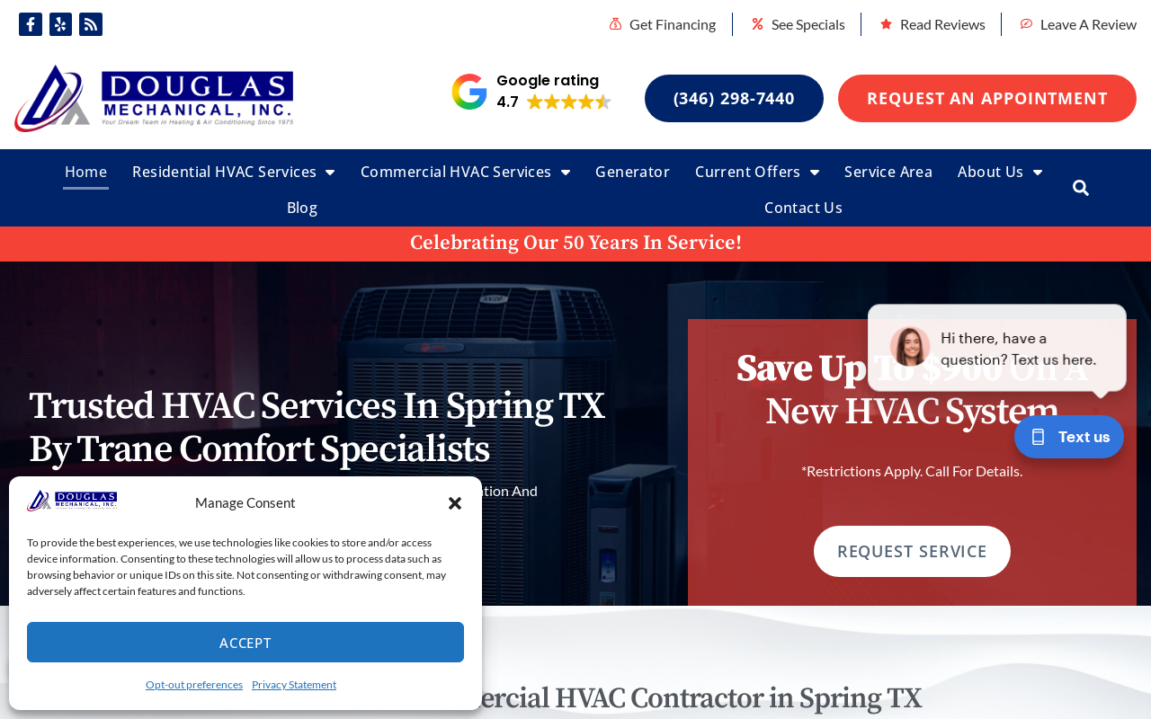 Douglas Mechanical, Inc. — screenshot of their official website