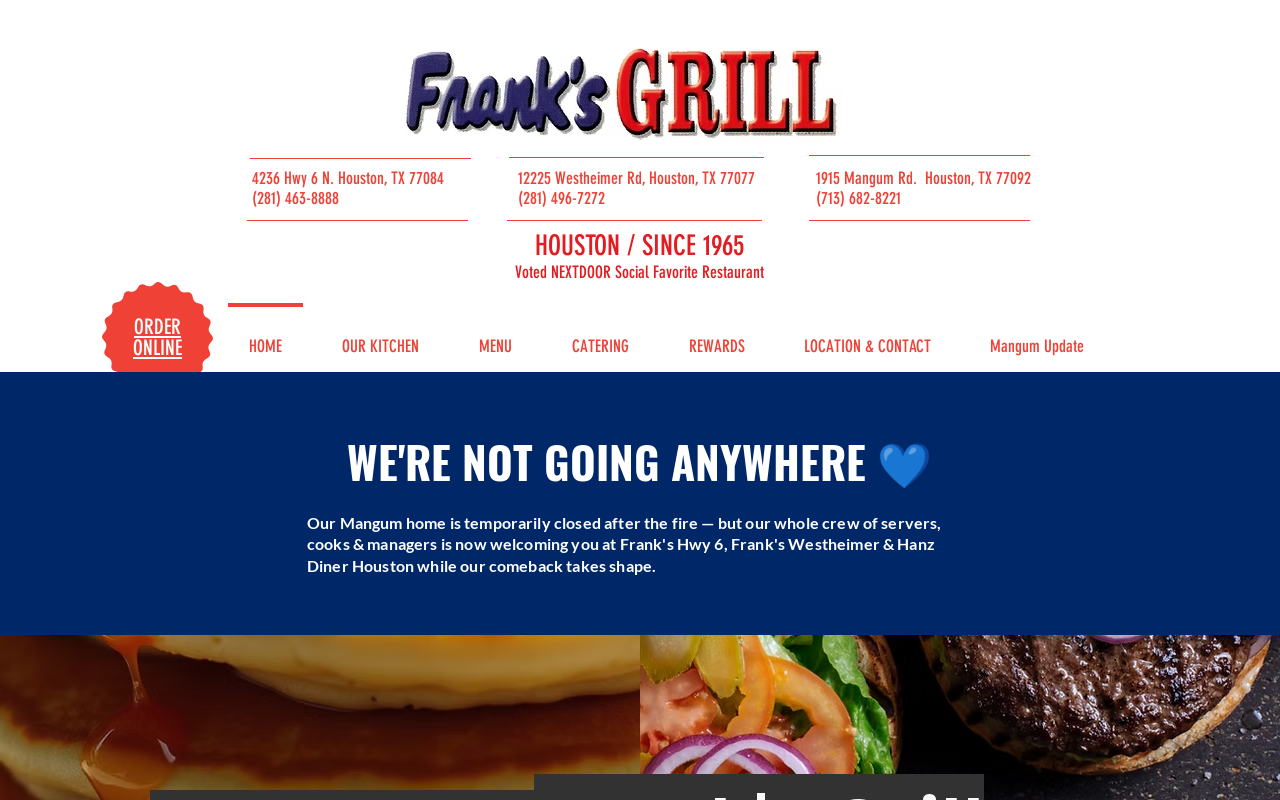 Frank's Grill — screenshot of their official website