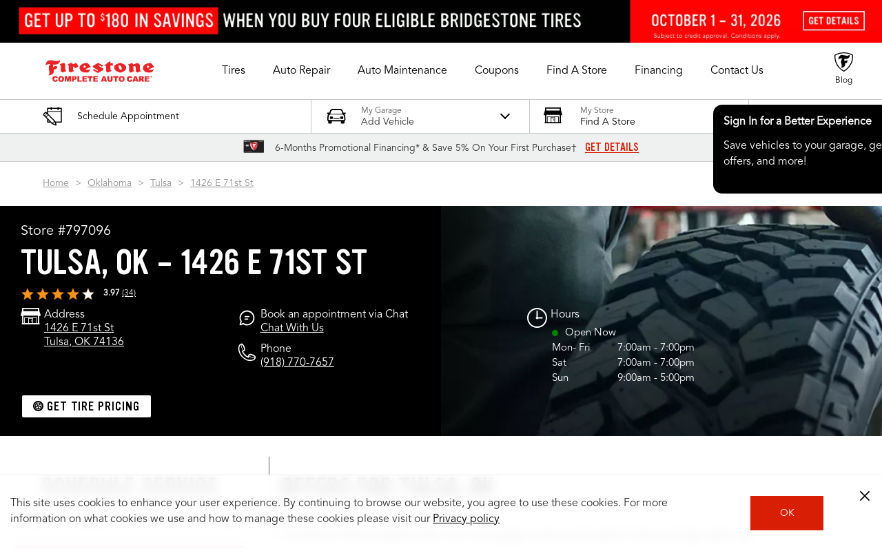 Firestone — screenshot of their official website