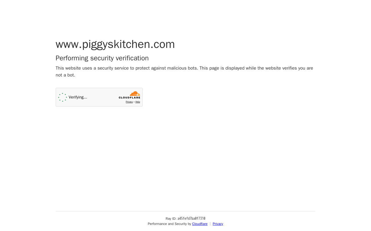 Piggy's Kitchen & Bar — screenshot of their official website