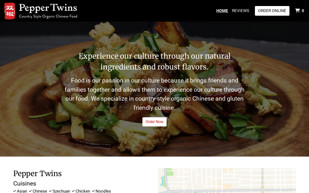Pepper Twins — screenshot of their official website