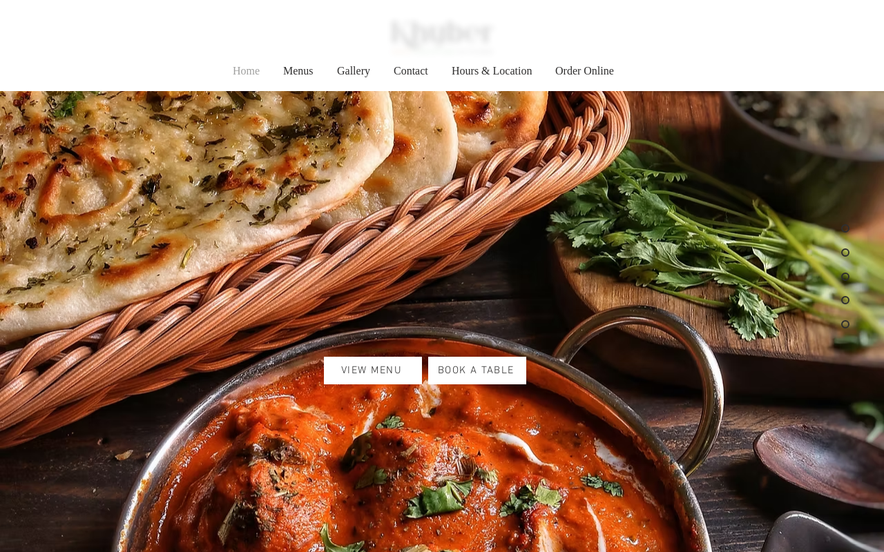 Khyber North Indian Grill — screenshot of their official website