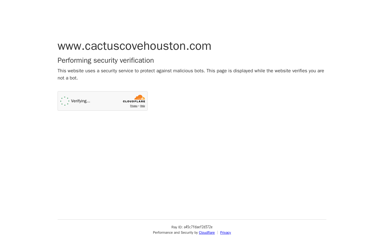 Cactus Cove — screenshot of their official website