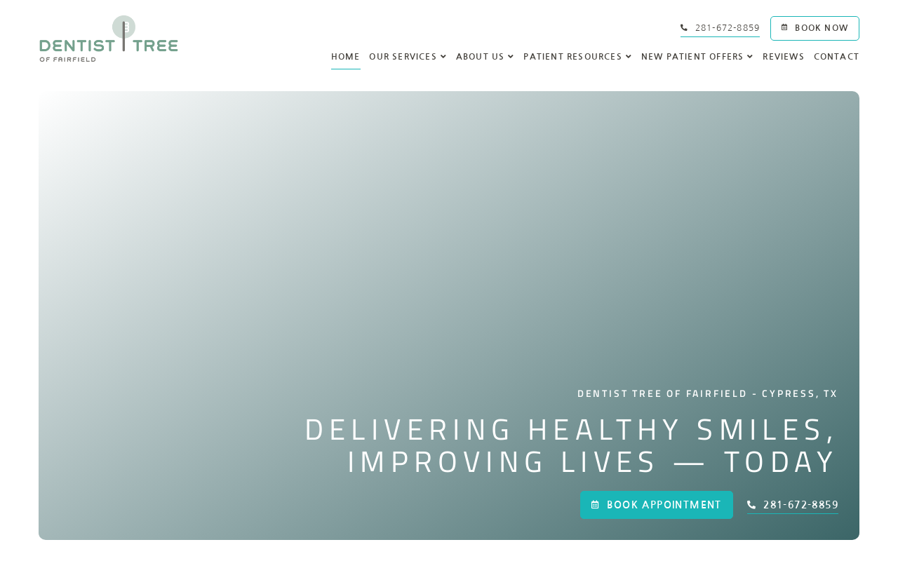 Dentist Tree of Fairfield — screenshot of their official website