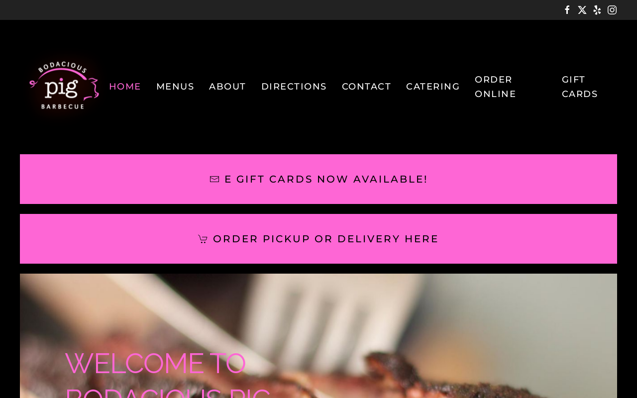 Bodacious Pig Barbecue — screenshot of their official website
