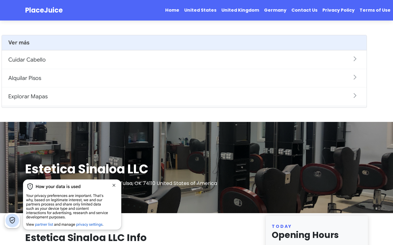 Estetica Sinaloa — screenshot of their official website