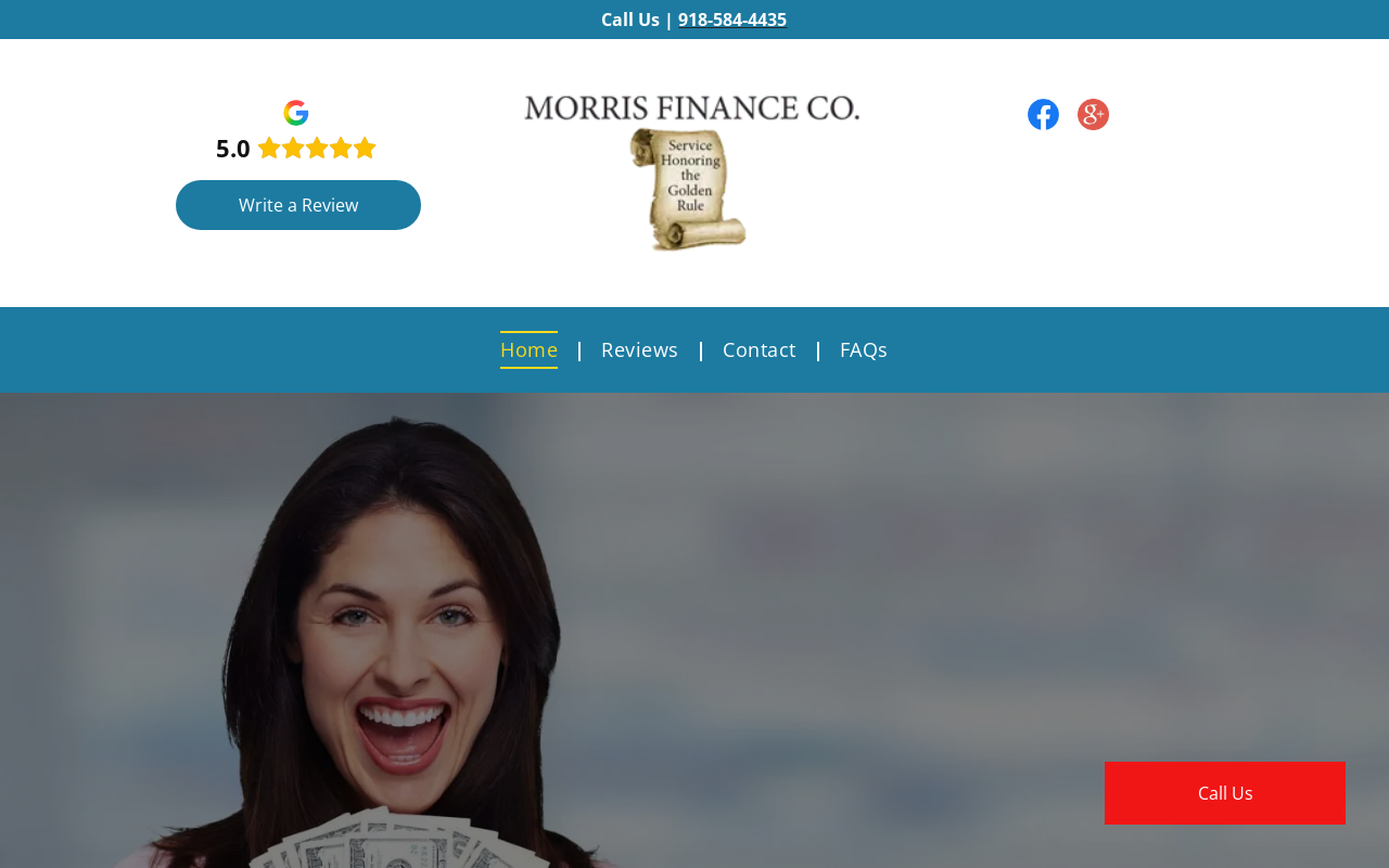 Morris Finance — screenshot of their official website